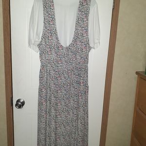 R.J.Stevens Short sleeved maxi dress